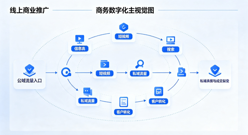 红古区线上商业推广怎么做？全域流量闭环搭建与低成本转化实战指南